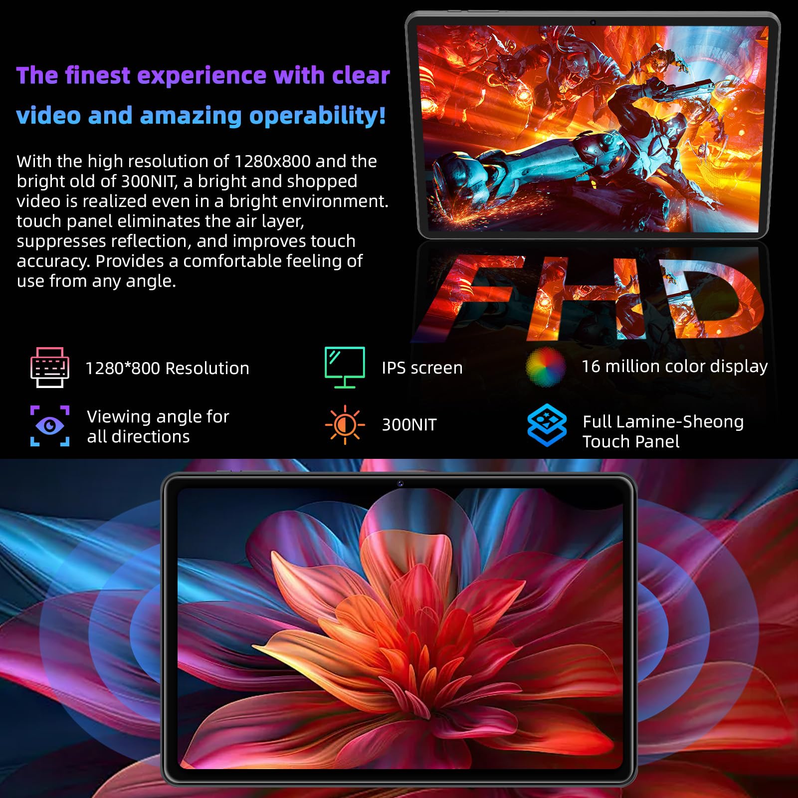 Amazon.co.jp: JIKOCXN Androidタブレット 10.1インチタブレット